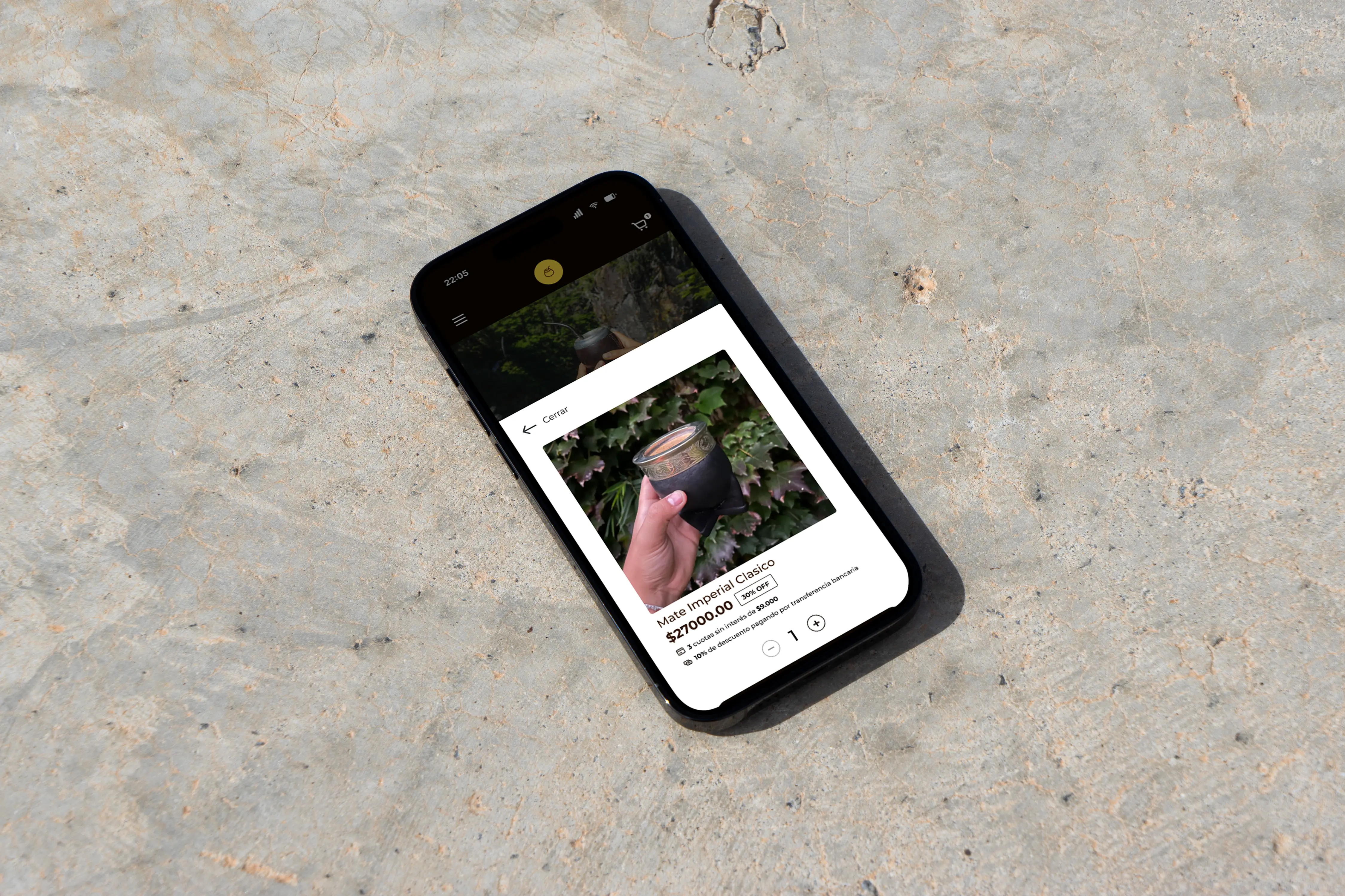 F&F — UX/UI Design, screen 3