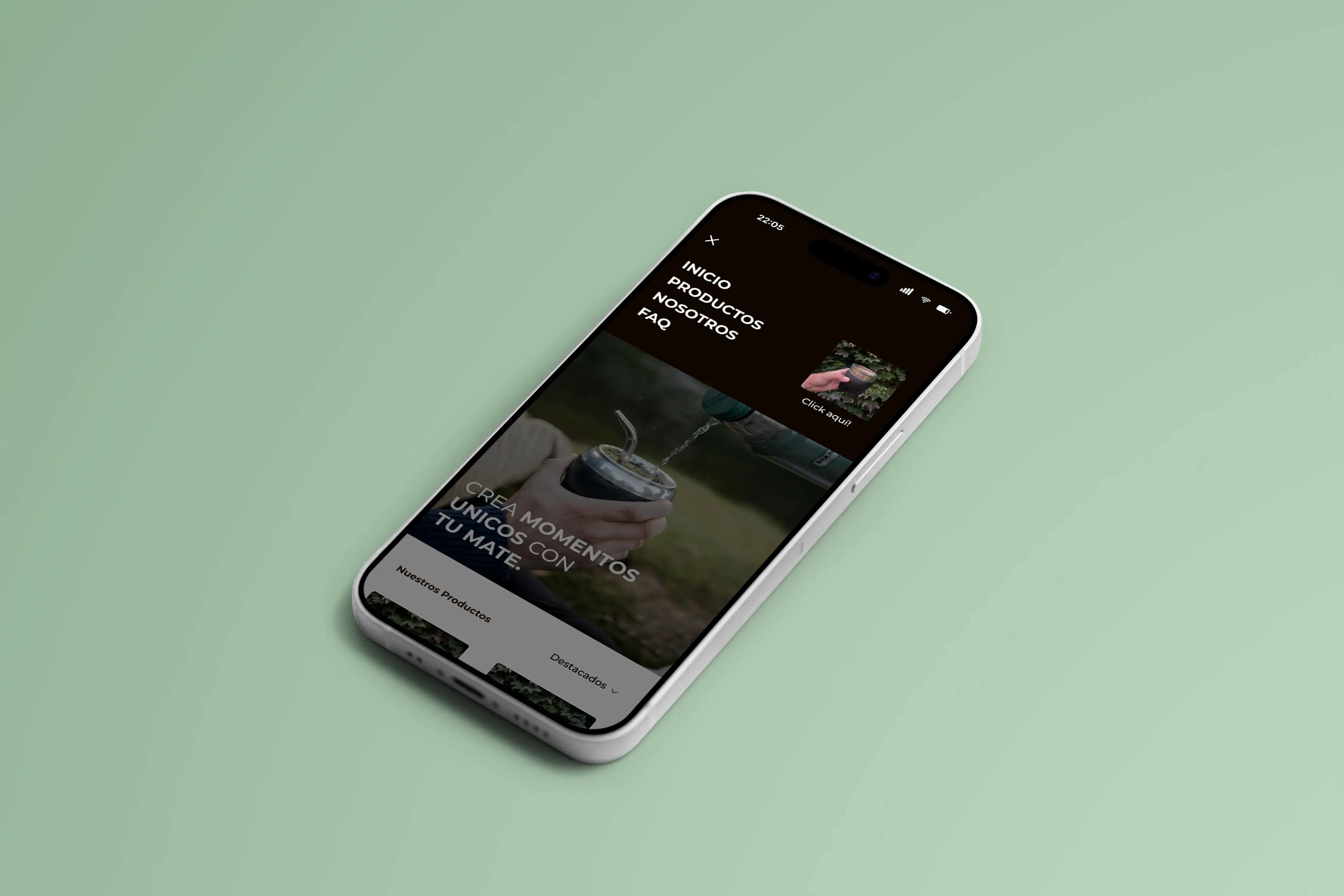 F&F — UX/UI Design, screen 4