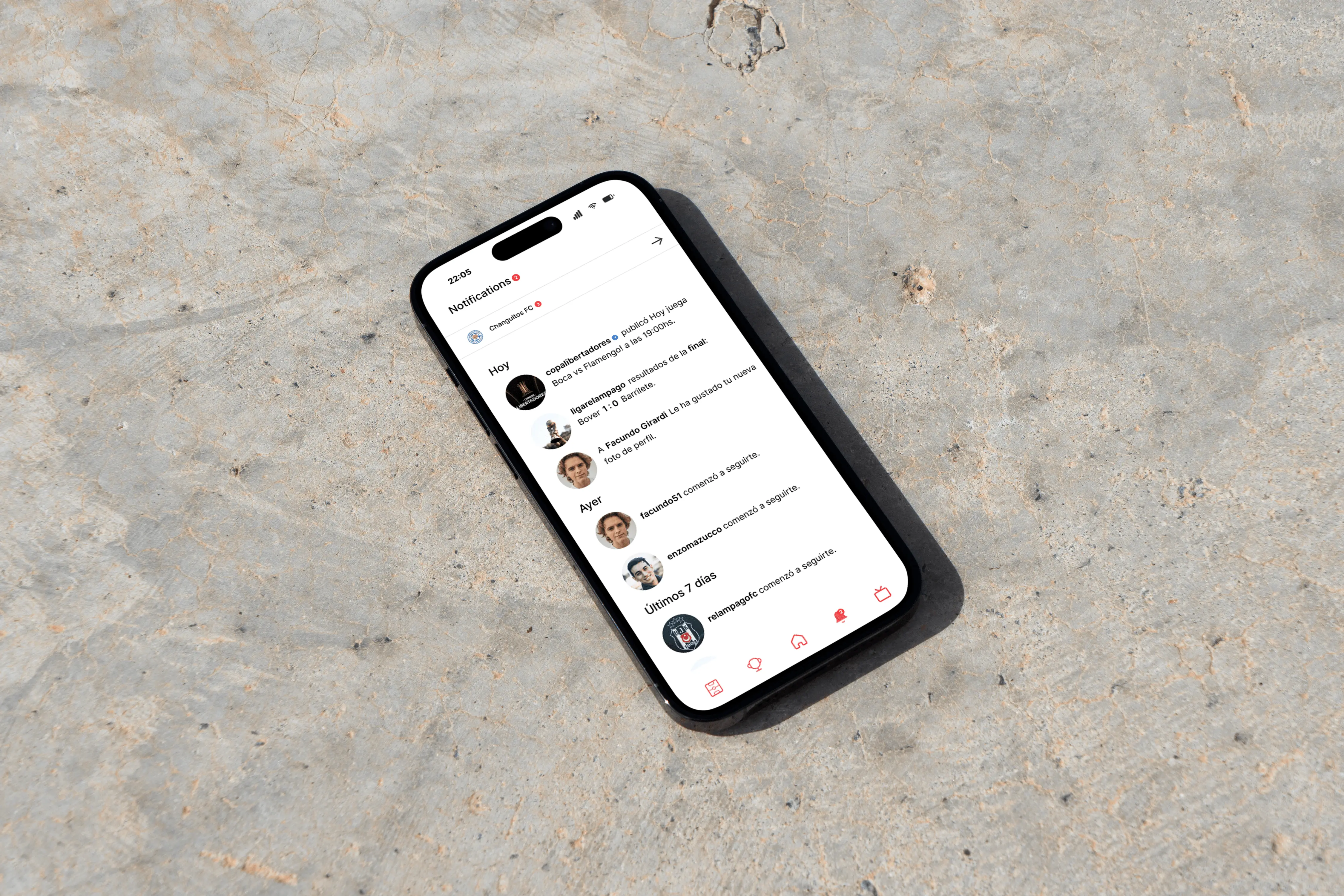 PartidosYa — UX/UI Design, screen 4