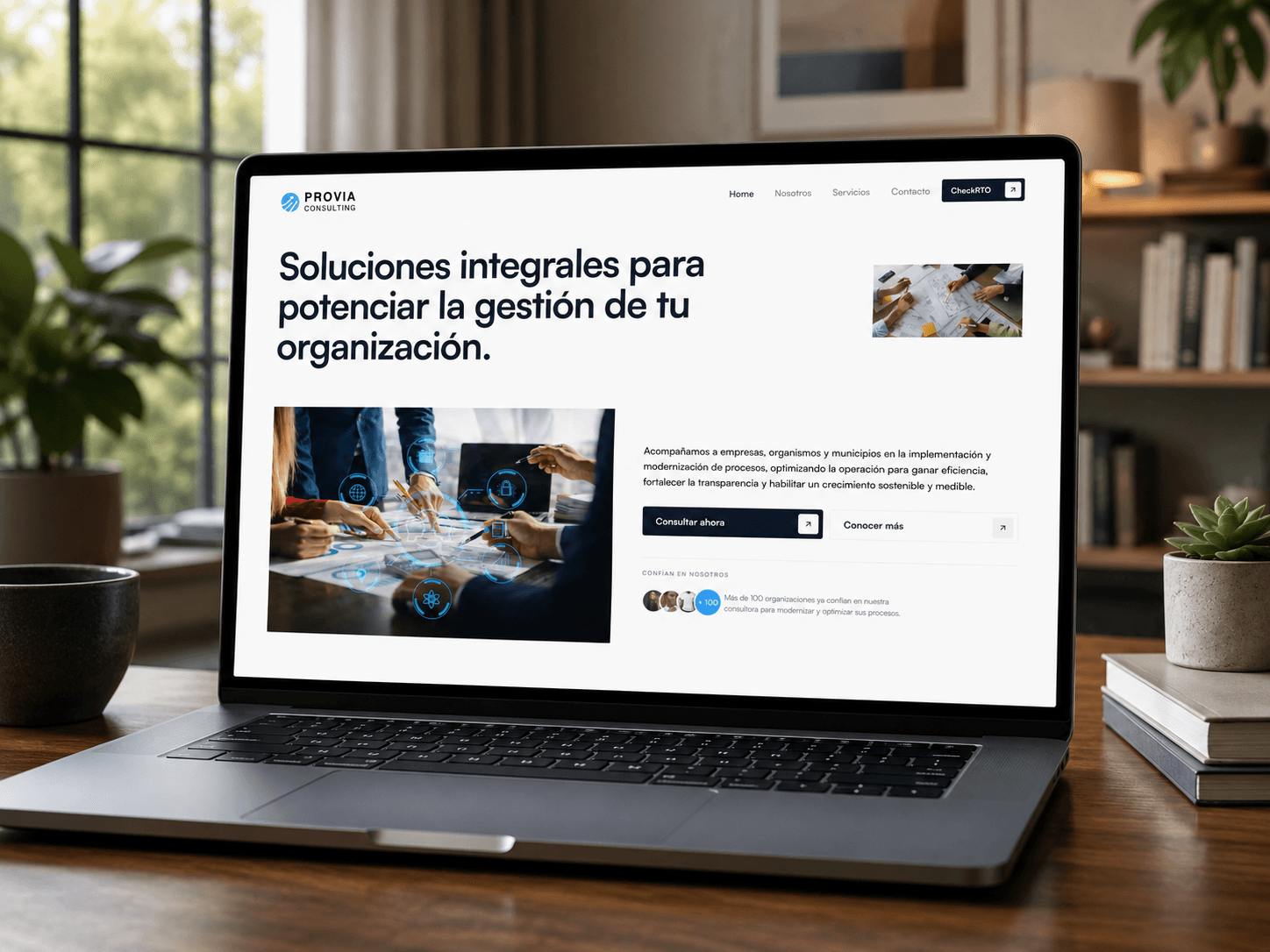 Provia Consulting — Web Development, UX/UI Design case study by Nuba Studio