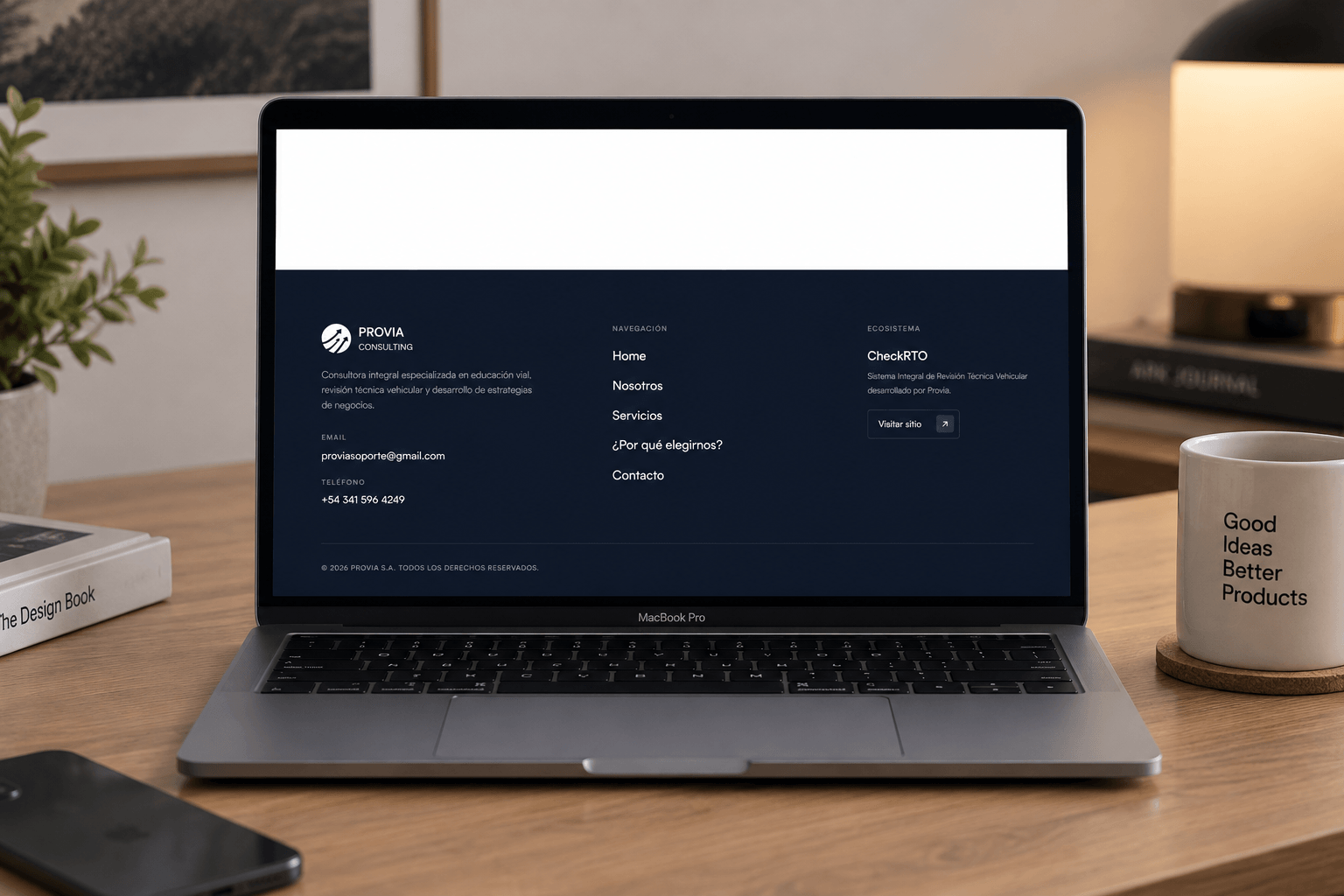 Provia Consulting — Web Development, UX/UI Design, screen 2